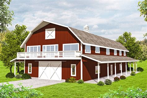 Terrific Storage In Barn Style House Plan 35567gh Architectural