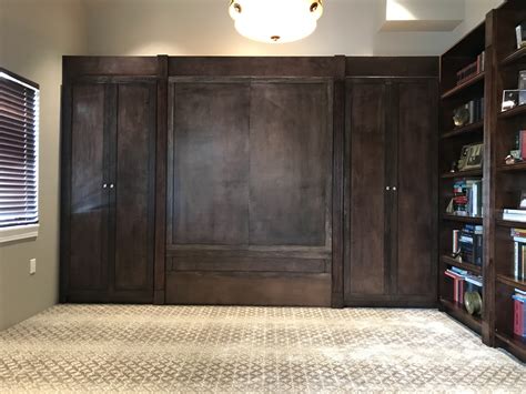 Wood Murphy Bed Custom Made