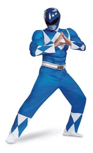 Disfraz De Power Ranger Azul Para Adultos Envio Gratis A En Venta En