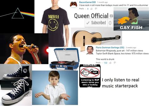 My Take On The I Only Listen To Real Music Starterpack Starterpacks