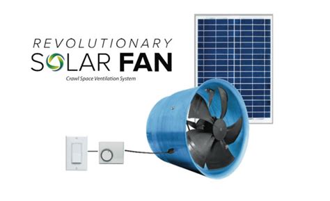Sub Floor Ventilation Fans Solar Power System