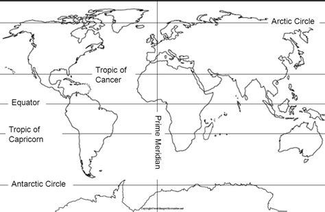 4 Free Printable World Map Prime Meridian In Pdf World Map With Countries