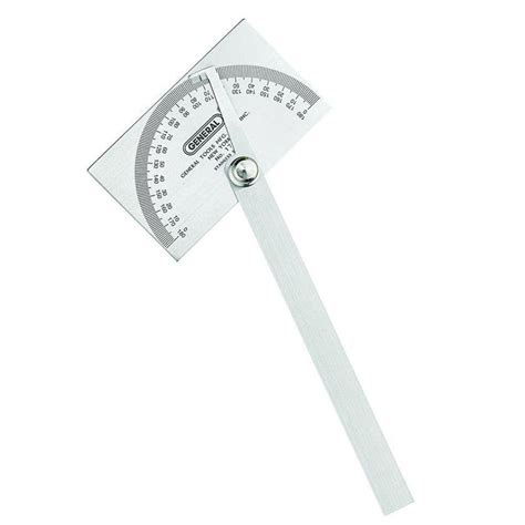 General Tools Steel Protractor 17 The Home Depot