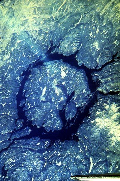 18 Manicouagan Impact Crater Quebec Canada Impact Crater Aerial