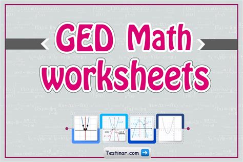 Ged Math Worksheets Free And Printable