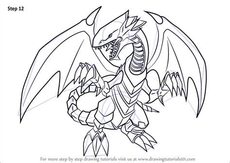 How To Draw Blue Eyes White Dragon From Yu Gi Oh Official Card Game Yu Gi Oh Official Card