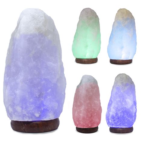 Buy Led White Color Changing Pure Himalayan Salt Lamp 7 Inches Tall