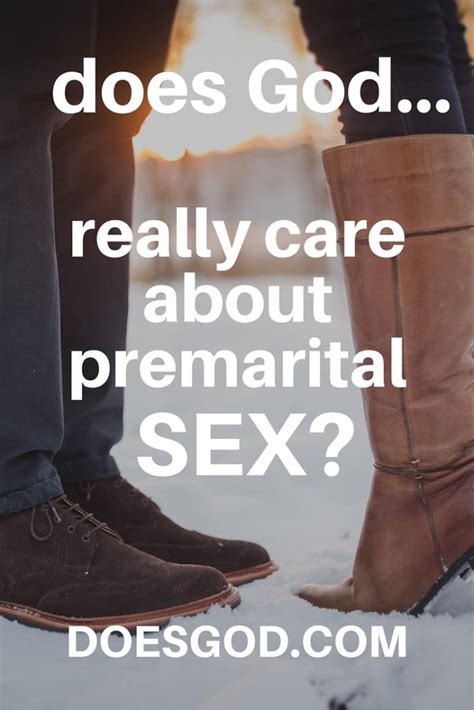 Does God Really Care About Premarital Sex