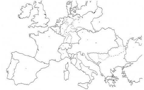 Mapas de Europa para descargar y colorear Colorear imágenes