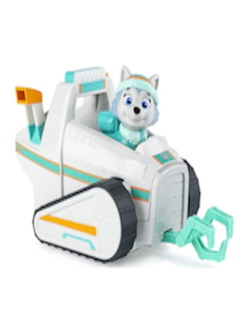 Buy Paw Patrol Kids White Everest Snow Plow Vehicle With Collectible