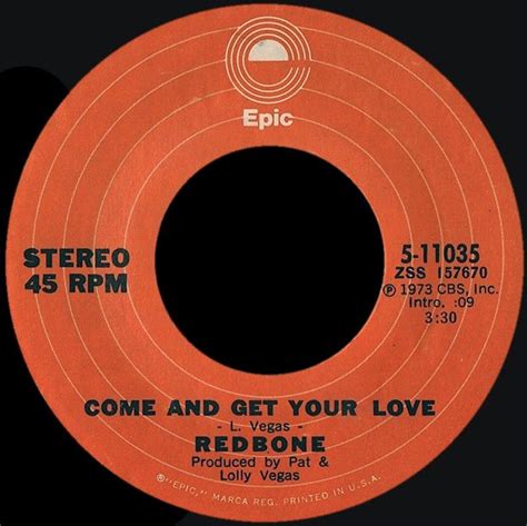 Redbone Come And Get Your Love 1973 Disco Purrfection Version Music