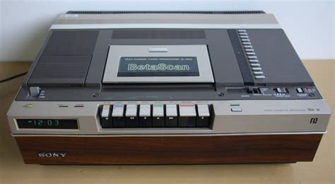 Sony Beta Betamax Sl 5600 Video Cassette Recorder Vintage Vcr Betascan
