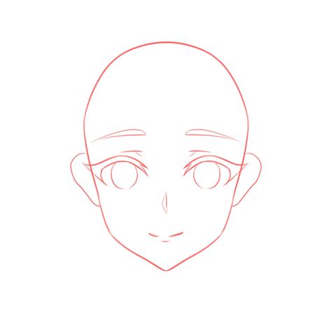 How To Draw The Head And Face Anime Style Guideline Front View Tutorial Mary Li Art