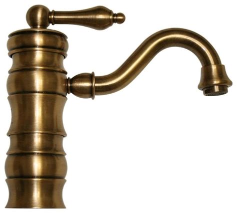 Choose from the different finishes that this kitchen faucet is available in. Vintage III Single Lever Lavatory Faucet w/ Traditional ...