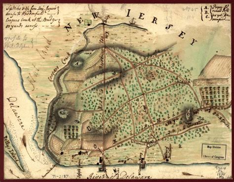 Map Available Online 17001799 New Jersey Library Of Congress