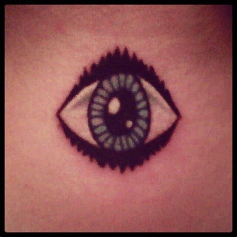 Evil Eye Tattoo Placement On Back Of Neck Tattoos Pinterest