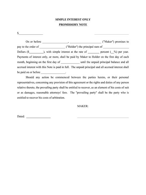 Promissory Note Sample For School Fill Out And Sign Online Dochub