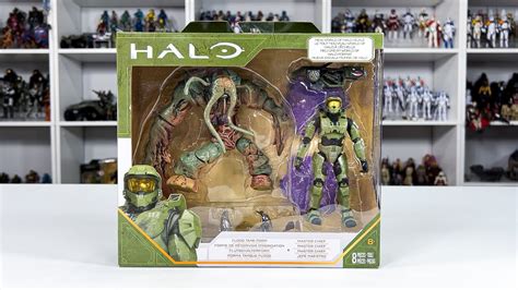 World Of Halo Series 5 Flood Tank Form And Master Chief From Jazwares