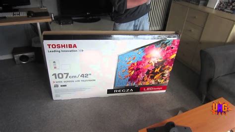 Unboxing Toshiba 42 Led Full Hd Tv Youtube