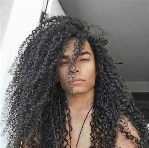 The man bun is another awesome look for men with long curly hair. 45 Curly Hairstyles for Black Men to Showcase That Afro ...