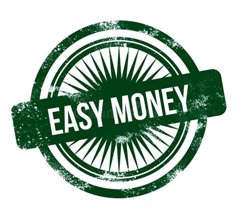 Easy Money Search Engine Search Bar With Blue Background Stock
