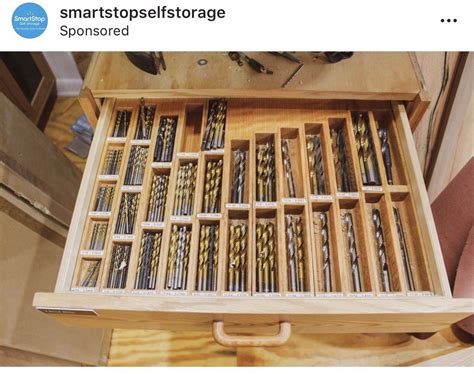 Drill Bit Organization In 2020 Carpentry And Joinery Woodworking