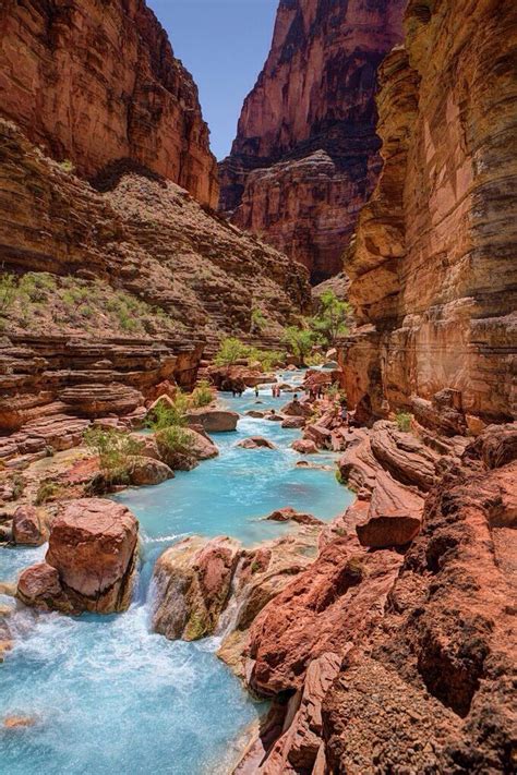 Havasu Creek Grand Canyon Cool Places To Visit Supai Arizona