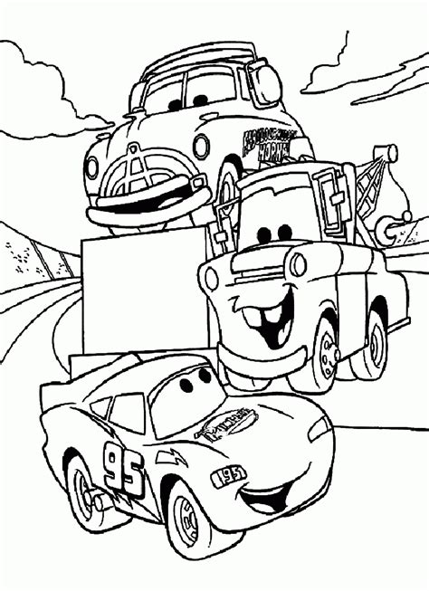 Free Printable Coloring Pages Cars