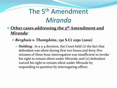 Retreat from miranda, barry law review: PPT - Recent SCOTUS Criminal Law Decisions Every State ...