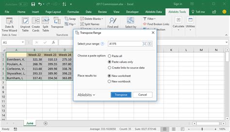 Transpose In Excel Row To Column And Vice Versa