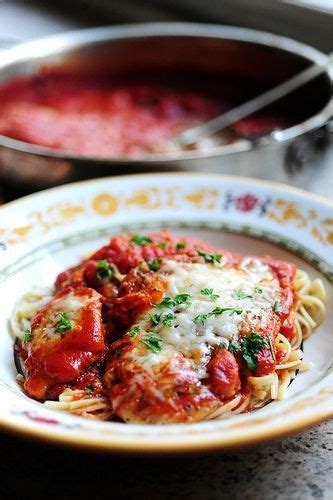 Pour the tomato sauce over the chicken,. Chicken Parm, The Pioneer Woman Cooks. This is my go to ...