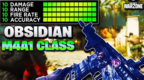 The New Obsidian Camo M4a1 Class Setup In Warzone Best M4a1 Class
