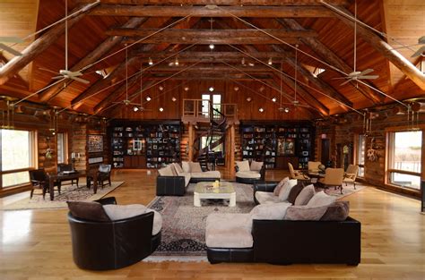 Log cabin style home interiors log cabin style home. Living Room | Barbara Mandrell Fontanel Log Cabin Mansion ...