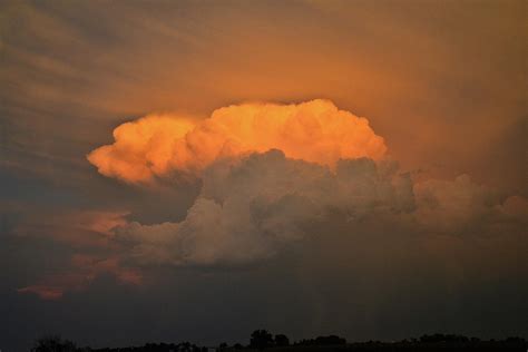 Sunset On Storm Clouds Over Colorado Photograph By Ray Mathis Fine