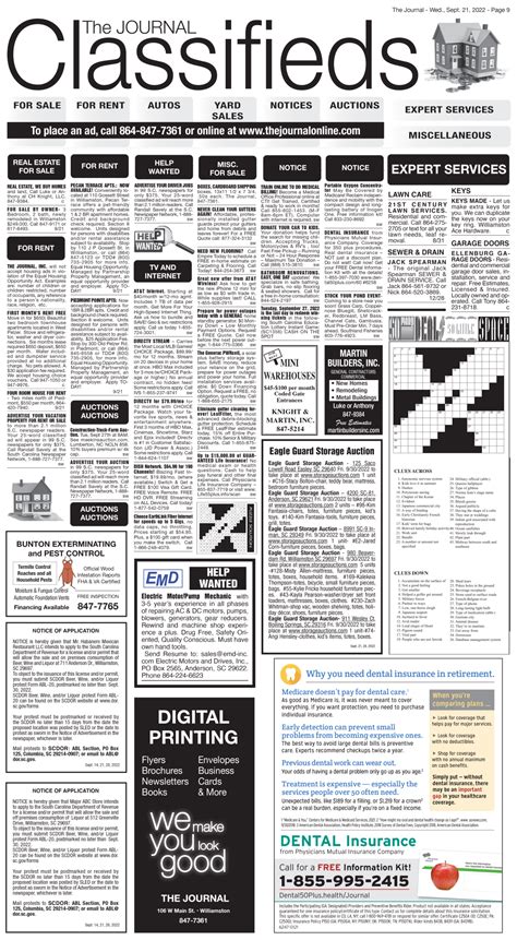Classifieds The Journal Online