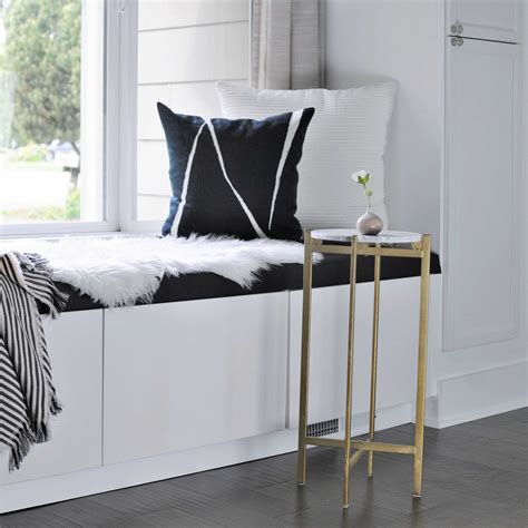 (2) 15x15x20 ikea sektion wall cabinets with häggeby doors, plus hinges and dampers. DIY Window Seat with Storage out of IKEA Cabinets - Joyful Derivatives