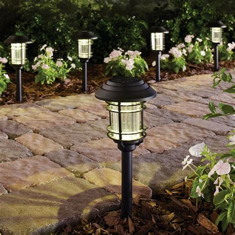 Some solar lights don't perform well in the winter, as their panels don't draw enough energy from the waning sun. SOLAR LED PATHWAY LIGHTS Outdoor Path Light Garden Walkway ...
