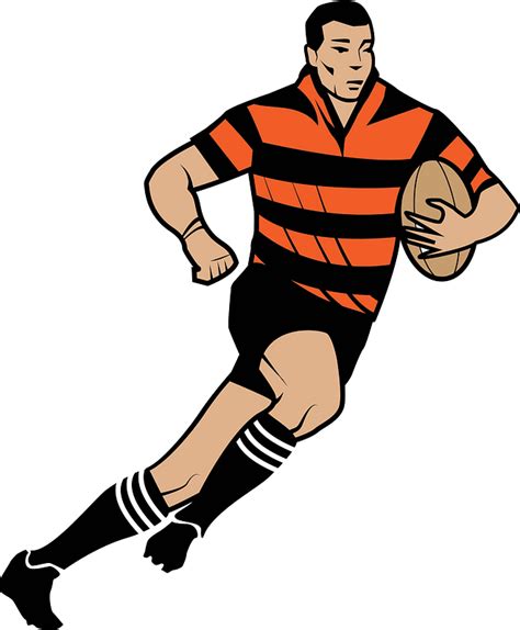 Playing Rugby Clipart Pictures