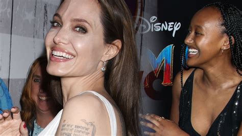 Angelina Jolie Na Premierze Filmu Z Dziećmi Zahara Wyrasta Na Prawdziwą Piękność ZdjĘcia
