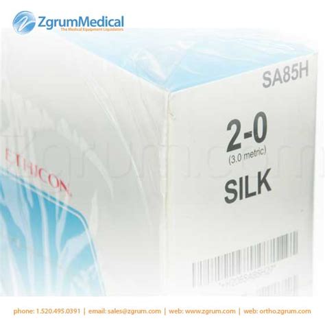 Ethicon 2 0 Silk Black Braided Sa85h Zgrum Medical