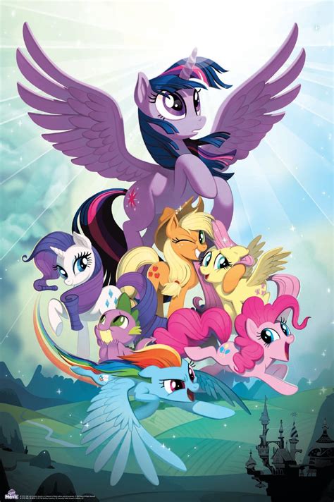 Image Mlp The Movie Enterplay Poster My Little Pony Friendship