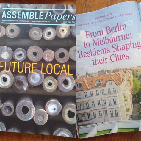 Assemble Papers: From Berlin to Melbourne - Residents Shaping their