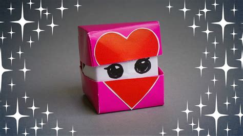 Diy Origami Face Heart Cube Tutorial T Ideas Youtube