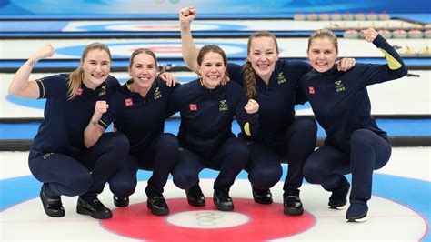 Team Effort Helps Sweden Win Womens Curling Bronze Medal Nbc Olympics