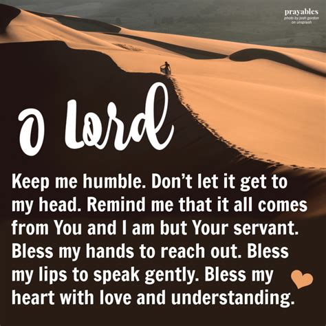 Prayer Keep Me Humble Prayables
