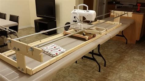The pipe is simple to cut into lengths and is connected by joints and glue also sold in the plumbing department. 20160220_191536.jpg; 1600 x 900 (@92%) | Diy quilting frame for sewing machine, Diy quilting ...