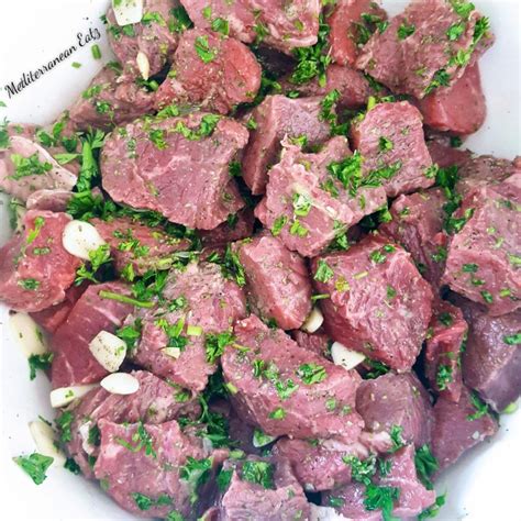 Click on the number of stars you would like to award: Mediterranean Grilled Beef Kabobs - Mediterranean Eatz ...