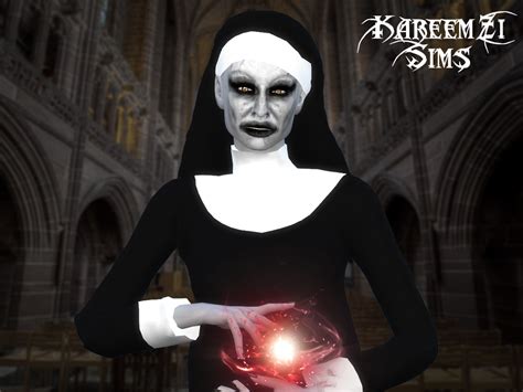 Kareemzi Sims The Nun Valak Face Paint Halloween Cc Dump Part