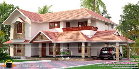 Mesmerizing Kerala Model Luxury House Exterior Kerala Home Design And