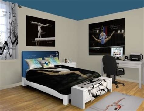 images  gymnastics themed bedroom  pinterest gymnasts